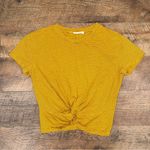 Lush Clothing Lush Knotted Front Striped Short Sleeve Tee Photo 0