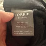 Torrid  Women’s 2 Black Pull on Denim Shorts Stretch Plus Size Grunge Punk Photo 4