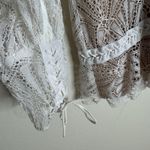 For Love & Lemons bright lights long sleeve mini dress ladies M boho whimsical White Size M Photo 5