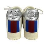 Stella McCartney  White Vegan Leather Canvas High Top Trainers Sneakers Shoes 36 Photo 2