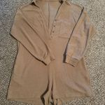 Tan Long Sleeve Button Photo 0
