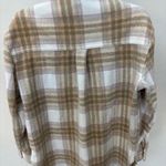 American Eagle Plaid Fleece And Love Shacket Photo 1