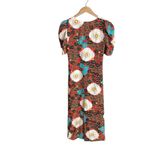 RHODE Maci Midi Dress Scarlet Aura Blossom Grande Red Size 0 Photo 3