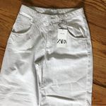 ZARA  Linen Wide Leg Jeans NWOT Photo 5