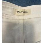 Madewell Stretch Denim A-Line Jean Mini Skirt AF059 V Front in White Womens sz 8 Photo 3