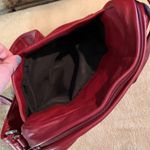 Perlina  Leather Oxblood Purse with Adjustable Strap Photo 5