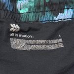 All In Motion  Target multicolor blue black floral athletic shorts women’s large Photo 4