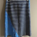 J.Crew Asymmetrical Striped Skirt in Navy and Blue Photo 2