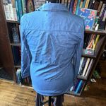 Old Navy  denim 1/4 button S normcore classic shirt Photo 1