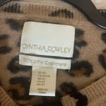 Cheetah Print Sweater Multi Size XS Photo 1