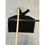 Babaton Aritzia Sculpt Knit Criss Cross Cropped Tank Top Black 2XL Photo 5