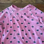 Wildfox Lip Service Lip Print Sweatshirt Size XS All Over Lip Graphic Print Photo 4