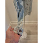 Wild Fable Distressed Jean Light Blue Denim Size M Short Jacket Photo 3