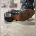 Raphael de la Forre Vintage Black Leather Western Dress Boots Size 8M Spain Photo 5