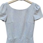 Ark & Co. small cream colored romper with blue animal print Photo 3