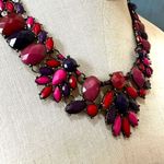 Pink purple red statement necklace Pink Photo 1