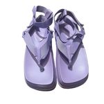 Charles and Keith Size 9.5   JOSS ANKLE-STRAP FLATFORM THONG SANDAL Photo 1