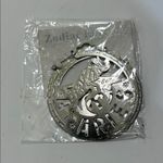 Fashion Jewelry Silver Aries Zodiac Hoops Photo 2