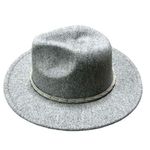 Classic Sherlock Holmes Style Grey Fedora Hat Photo 3