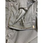 Gap Vintage NEW Women's Wide Leg Ankle Zip Pants Size 8 Olive Army Green Cotton Photo 5