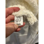 Show Me Your MuMu Cream Off White Cropped Varsity Sweater Nubby Sweater‎ Large Photo 5