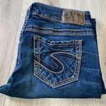 Silver Jeans co suki mid rise straight leg blue jeans denim Photo 1