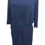 L.L.Bean Easy Mix Knit Boatneck Dress 3/4 Sleeve S Photo 1