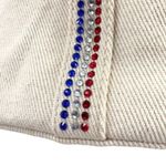 INC International Concepts Alyssaa Canvas Htfix Red White Blue Tote Bag Photo 3