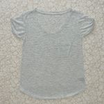 Aerie Striped V-Neck Shirt Photo 0