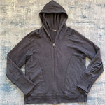 Zella Heathered Blue Gray Full Zip Hoodie Women's Large Photo 0