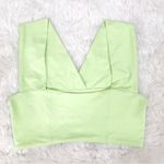 l*space L* Parker Pastel Green Wide Strap Bandeau Bikini Top Sports Bra Size XS Photo 1