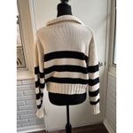 Quince 100% Organic Cotton Cropped Polo Sweater Small layered boho cabincore Photo 4