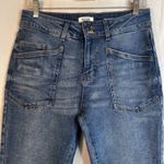 Kensie Jeans The Savannah High Rise Flare Crop Denim Jeans Size 4/27 Boho Photo 2