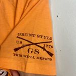 Grunt Style  new WOMEN'S Wine Listens V-NECK - APRICOT CRUSH size XL Photo 3