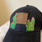Cactus embroidered Black Texas Hat Photo 4