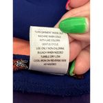 Trixxi  Women's Blue Shirt Sleeve Sheer Top Size Medium. Photo 3