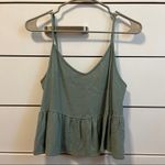 LA Hearts Pacsun  Green Babydoll Tank Top Photo 1
