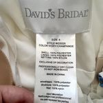 David's Bridal  White Strapless Rhinestone Belt Wedding Dress Photo 9