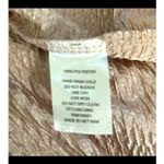 Monteau  Champagne Metallic Textured Short Sleeve Top Size Small NWT Photo 11