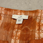 J. Jill Burnt Orange Tiered Maxi Dress Large Photo 7