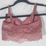 Frederick's of Hollywood Pink Lace Bralette Size Medium NWT Rose Pink Bralette Photo 4