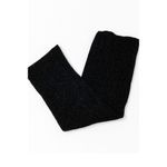 Black Ribbed Winter Scarf | Made in USA | Acrylic Knit Photo 2