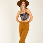 Mia Joy Joyfolie Journee Corset Top In Navy Floral Blue Size XXS Photo 4