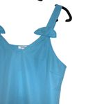 Pleione NWT  V Neck Turquoise Blue Tank Top Photo 1