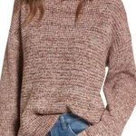 BLANK NYC oversized chunky knit sweater flapback women’s Size Medium multicolor Photo 0