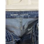 Old Navy  Mid Rise Rockstar Jeans Size 10 Whiskering Distressed Stretch Photo 4
