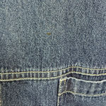 Cabin creek Vintage Denim Jumper Dress Women’s Petite Medium Button Side Pockets Photo 6