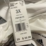 Adidas  women’s sports bra Training Entrenamiento Color white Size 3X Photo 5
