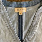 Cloth & Stone  chambray wrap top size small Photo 4