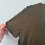 emma's closet Dark Military Green Tunic Top Women's Size Large Modal & Spandex Photo 1